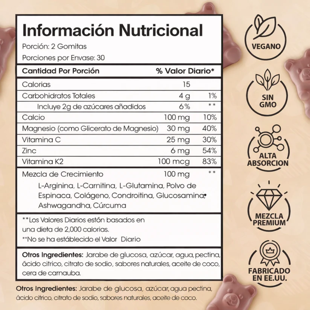 Gomitas de Crecimiento